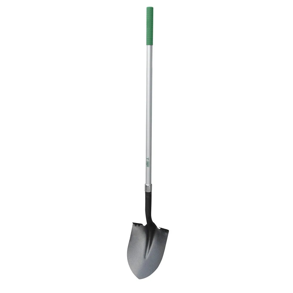 Gardener's Fiberglass Long Handled Digging Shovel with Comfort End Grip