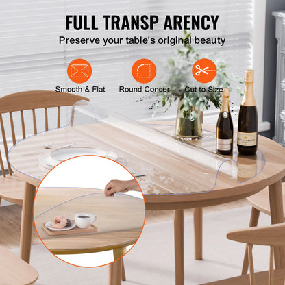 Plastic Table Cover Clear Table Protector