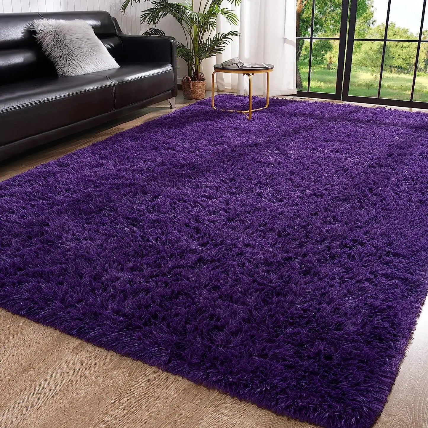 Fluffy Rugs for Bedroom Fuzzy Area Rugs for Living Room Soft Kids Carpet Non Slip Rugs for Hardwood Floors Room Decor