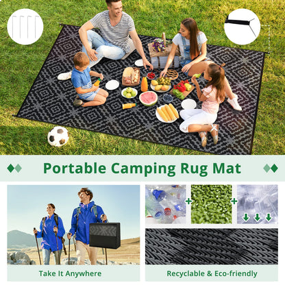 Indoor Outdoor Waterproof Patio  Area Rug