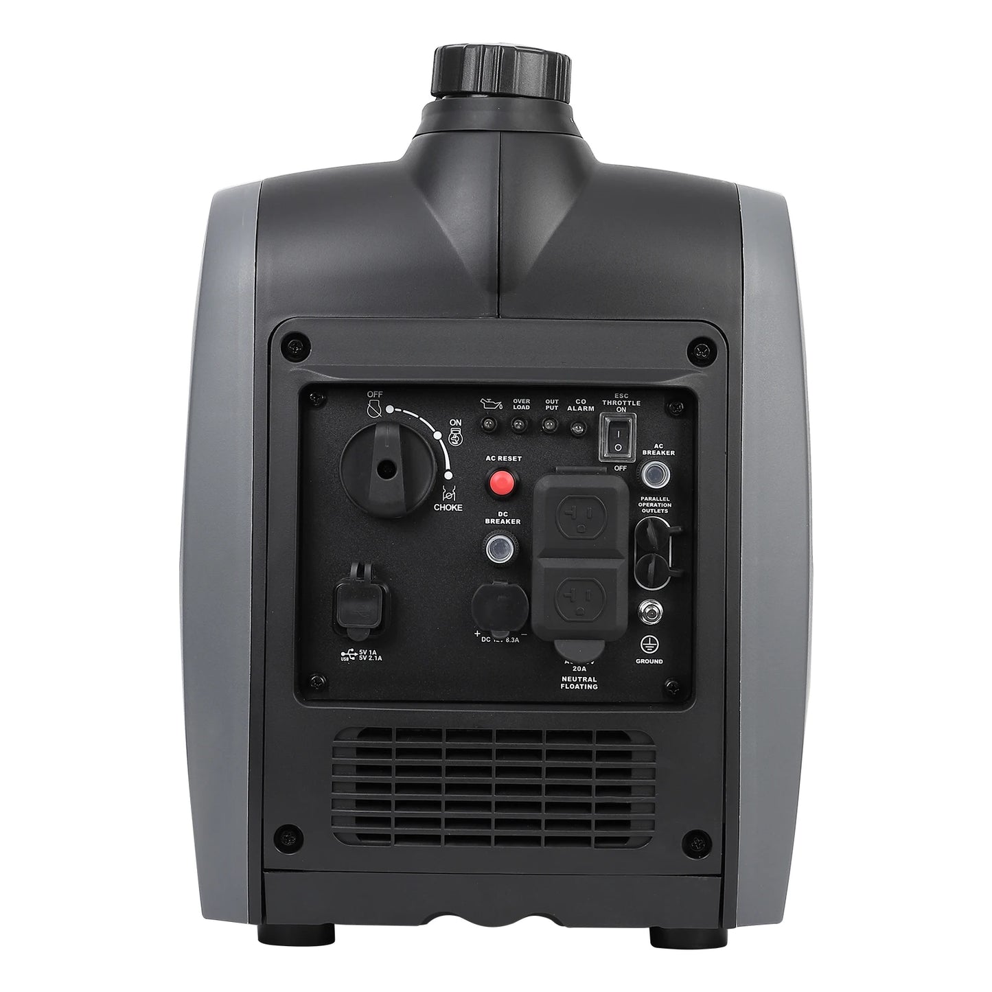 Portable Gasoline Generator 2500W, Fuel Generator, Low Noise, Suitable For Outdoor, Camping, Home, Emergency