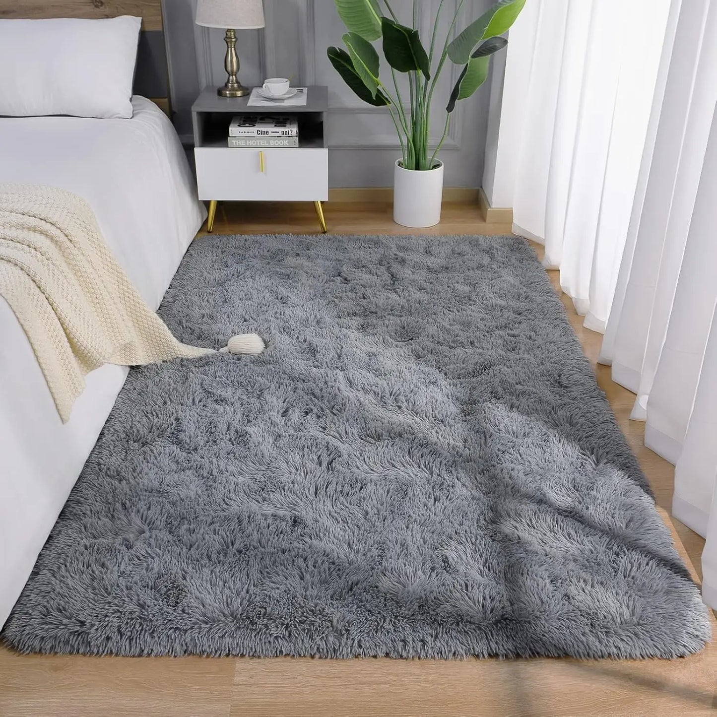 Fluffy  Area Rugs for Living Room Soft Kids Carpet Non Slip