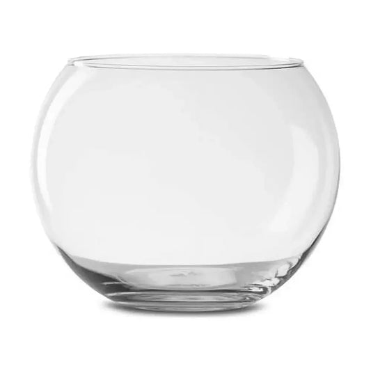 Clear Glass  Floral Vase, 12 Inches