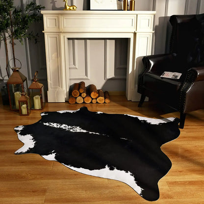 Animal Print Rug faux fur cowhide