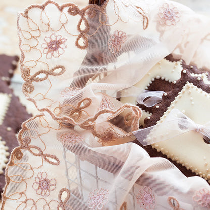 2Pcs Retro French Crochet Doilies