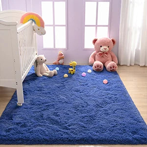 Fluffy  Area Rugs for Living Room Soft Kids Carpet Non Slip