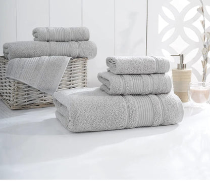 4-Piece Washcloths Towels Set, 100% Turkish Cotton Premium Quality Towels for Bathroom
