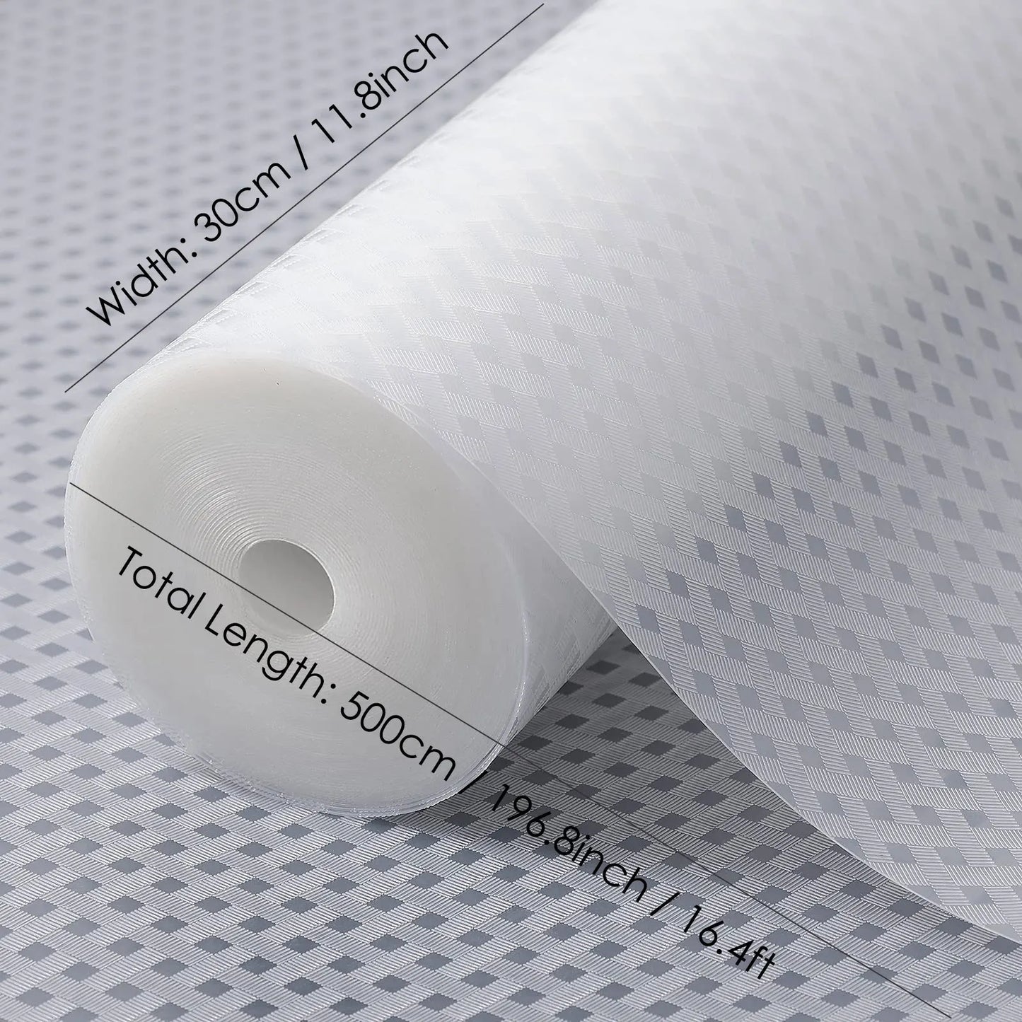 Shelf Liner for Kitchen Cabinet Non-Adhesive Non-Slip Waterproof  Easy to Clean for Shelves, Desks