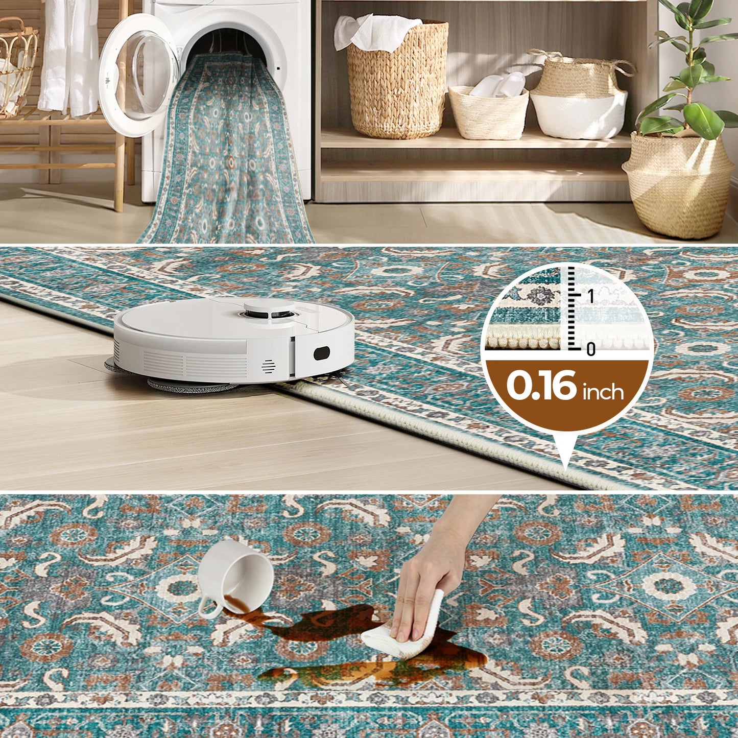 7/10/12ft Large Living Room Carpet Light Luxury High-end Persian Bedroom Bedside Rug