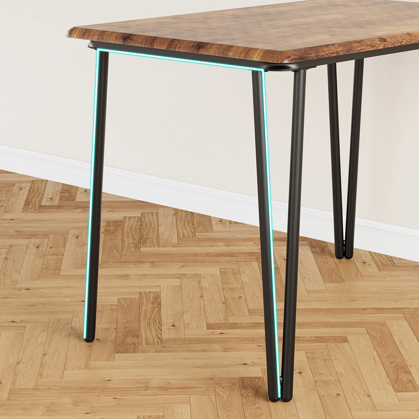 Small Dining Table Sets for 2 with Upholstered Chairs