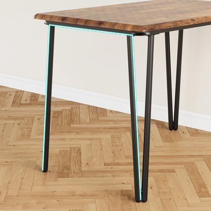 Small Dining Table Sets for 2 with Upholstered Chairs