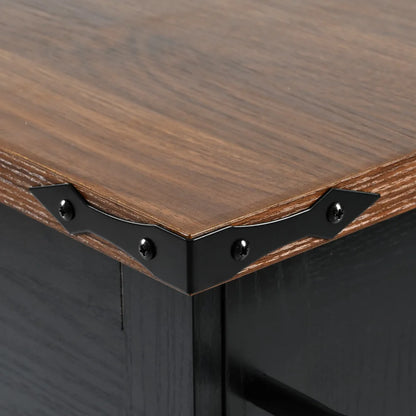 54.5" Farmhouse Kitchen Island with Power Outlet, Kitchen Storage Island  with Internal Storage Rack, Drop Leaf, Spice Rack