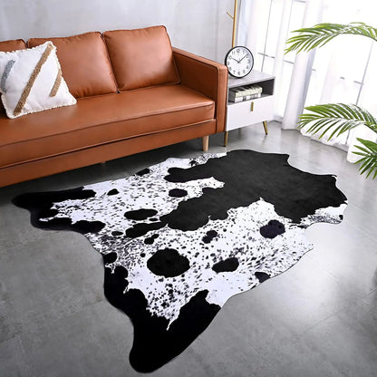 Animal Print Rug faux fur cowhide