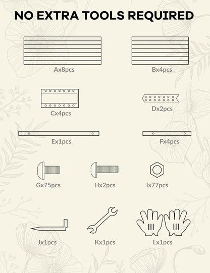6x3x2 8x4x2ft Galvanized Raised Garden Bed Deep Root Planter Box for Vegetables Flowers Herbs