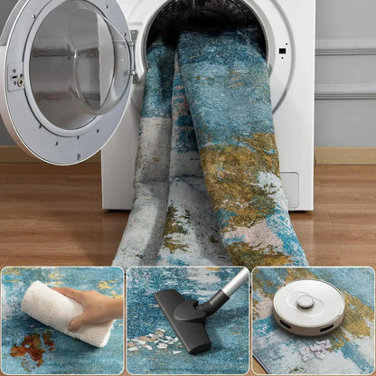 Vintage Area Rugs , Machine Washable