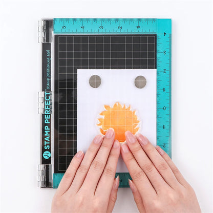 Stamp Positioning Tool Stamp Positioner  For DIY Scrapbooking Album Card Making