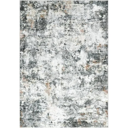 8x10 Area Rugs, Modern Abstract Washable Rug for Living Room, Stain Resistant Non-Shedding Distressed Area Rug