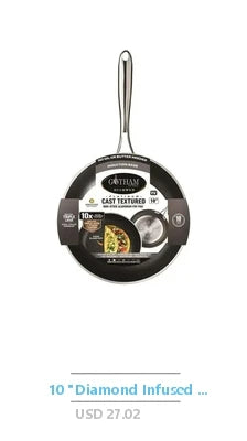 Aluminum 4-Quart Nonstick Dutch Oven Glass Lid Cooking Pot Beans Rice Stews Soups