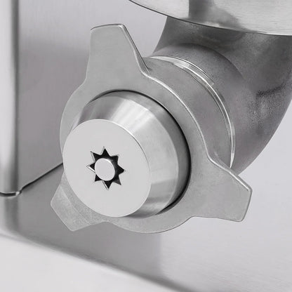 Churro Maker Machine 5L Stainless Steel Homemade Vertical Chocolate Caramel Filling Kitchen Machine with 6 Nozzles & 2 Speed