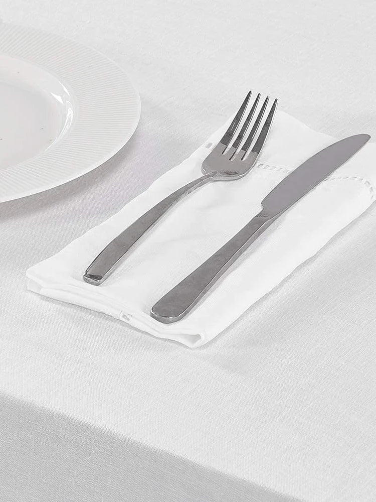 4PCS 100% Linen serving Napkins Reusable Washable wedding decoration Birthday party Table napkin 18 x 18 inch