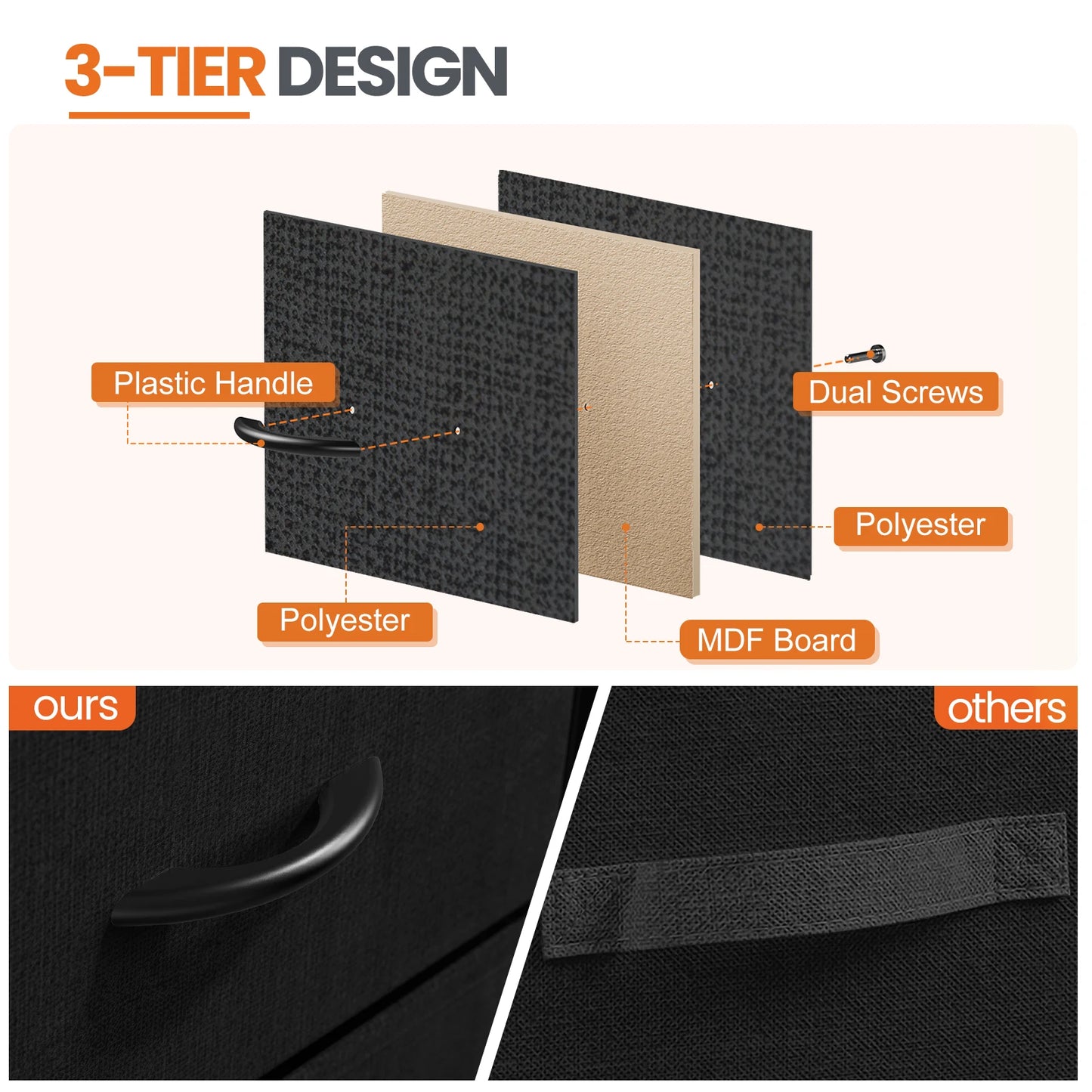 Nightstand Bedside Coffee Sofa Tea Table