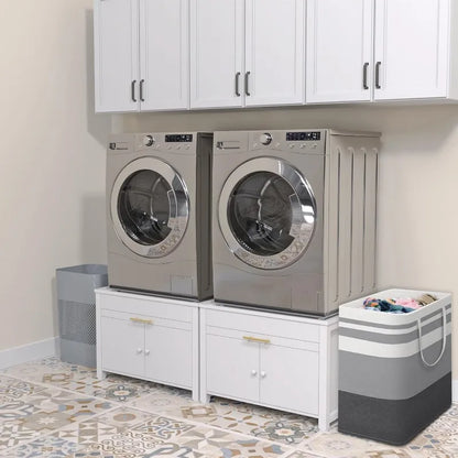 Laundry Pedestal Heavy Duty Metal Washer and Dryer Stand 29" Universal Fit Anti-Vibration ,770 LBS Capacity