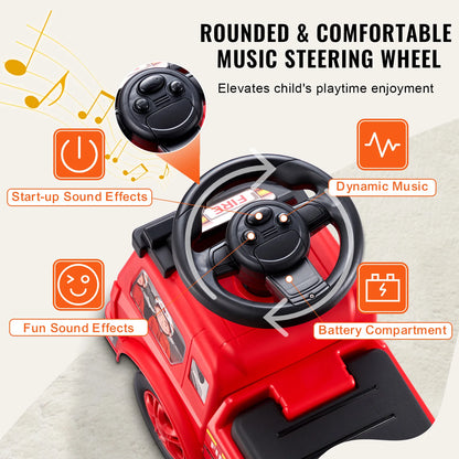 Ride On Push Car Kids Ride On Car with Music Steering Wheel & Under Seat Storage for Toddlers Ages 3-12 Ride Racer