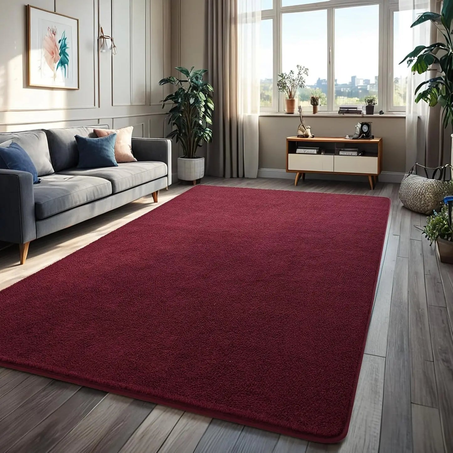 Living Room ,Bedroom Carpet Nonslip Large Soft