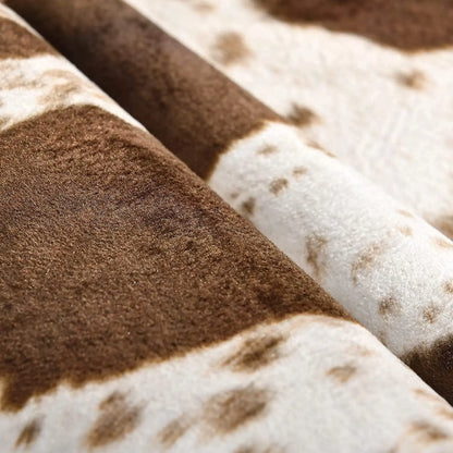 Animal Print Rug faux fur cowhide