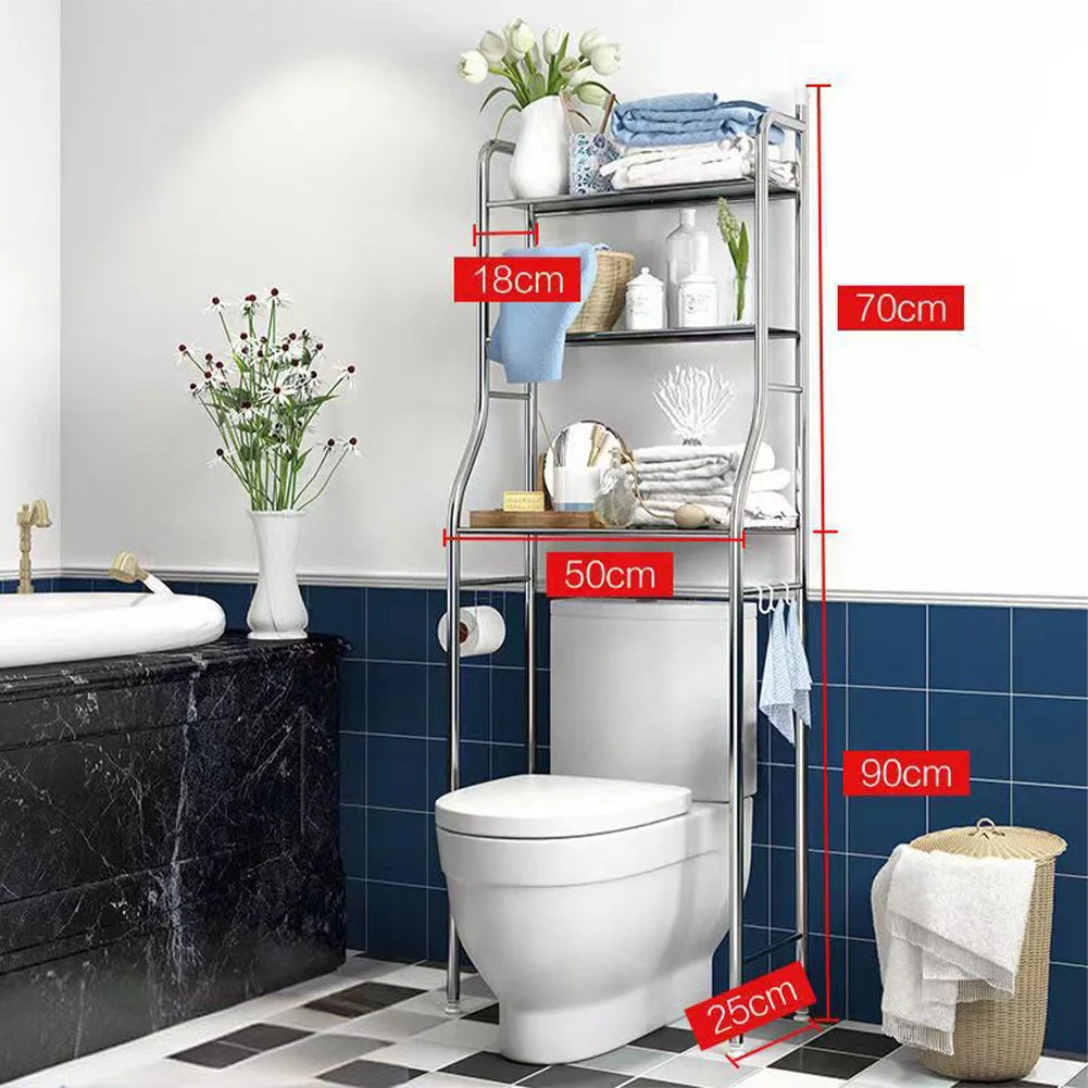 Over Toilet Storage Shelf,2/3-Tier Freestanding Over The Toilet Storage