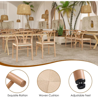 Mid Century Modern Metal Wishbone Dining Room Chairs Set of 2 4 for Your Kitchen