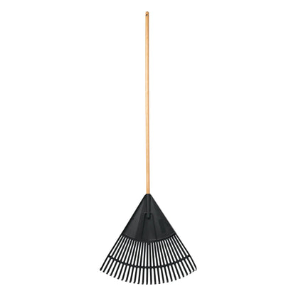 24-inch Wood and Poly Leaf Rake