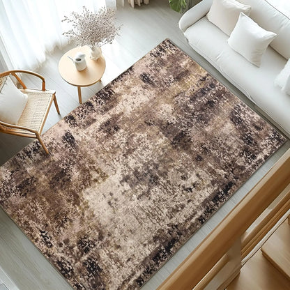 Living Room Area Rugs Soft Large Modern Abstract Area Rug, Vintage Machine Washable Non Slip Carpet , Low Pile Rugs