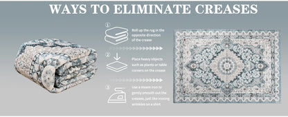 Non-Slip Low Pile Area Rugs ,Machine Washable