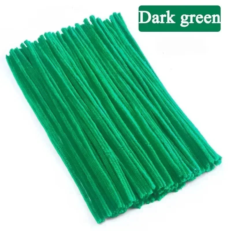 500/10PCS DIY Handmade Twist Stick Colorful Chenille Stems  Craft Supplies