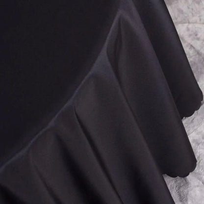 Cloth Tablecloths Round 63-Inch Polyester Table Linens Stain Resistant