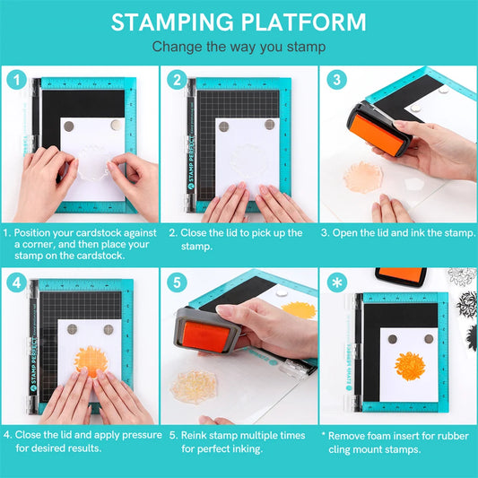Stamp Positioning Tool Stamp Positioner  For DIY Scrapbooking Album Card Making