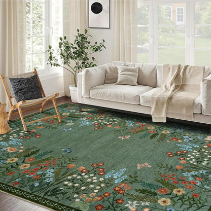 Floral Area Rug , Non Slip