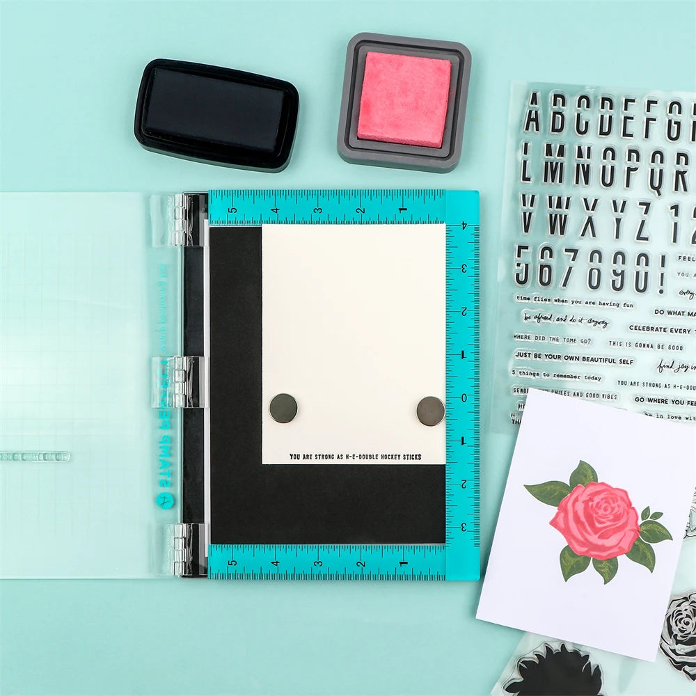 Stamp Positioning Tool Stamp Positioner  For DIY Scrapbooking Album Card Making