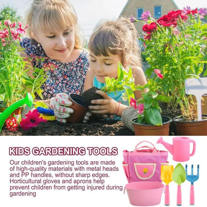 Kids Gardening Tool Set 6X Backyard Farm Lawn Digging Weeds Toys Creative Thinking Toddler Gardening Set