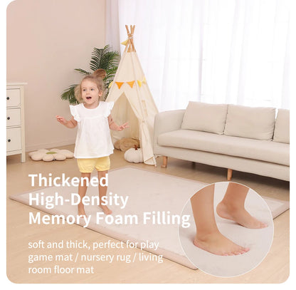 Coral Velvet Area Rug