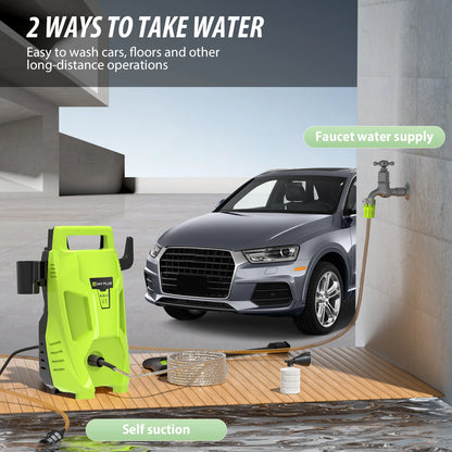 Home & Garden High Pressure Washer, Powerful Jet Nozzle, Portable Electric Jet Washer for Patio ,Car, Driveway ,Fences, Yard