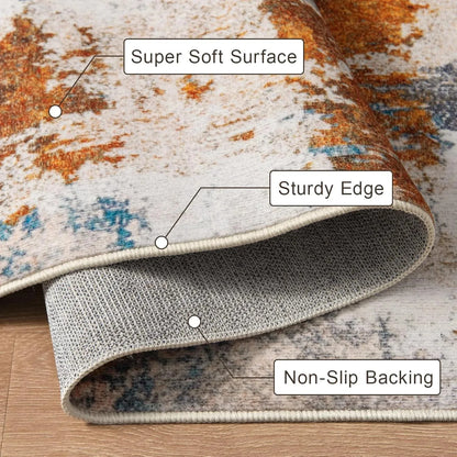 Vintage Area Rugs , Machine Washable