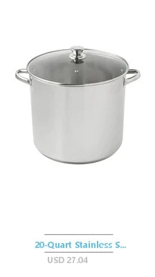 Aluminum 4-Quart Nonstick Dutch Oven Glass Lid Cooking Pot Beans Rice Stews Soups