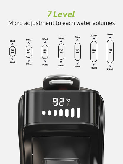 6in1 Capsule Coffee Machine Hot/Cold Multiple Espresso  Cappuccino Coffee Maker