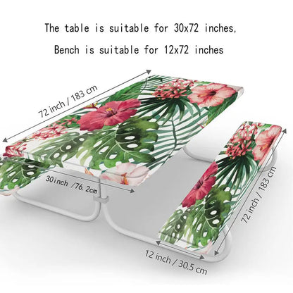 Picnic Table And Bench Covers 3pcs Set
