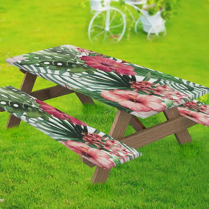 Picnic Table And Bench Covers 3pcs Stylish Picnic Table Cloths