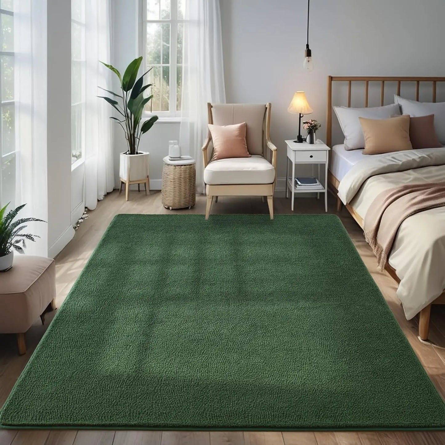 Living Room ,Bedroom Carpet Nonslip Large Soft