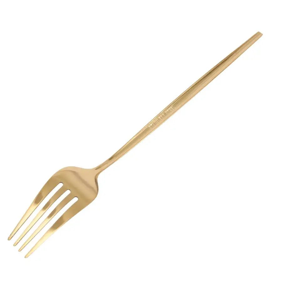 90Pcs Gold Stainless Steel Silverware - Heavy Duty Cutlery, 420 Stainless Steel Tableware Set for Wedding, Buffets, Restaurants