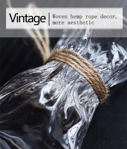 6 inch small glass vase